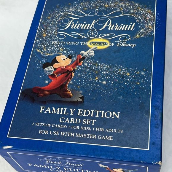 Parker Brother Trivia Pursuit Disney family edition card set game - Picture 1 of 9